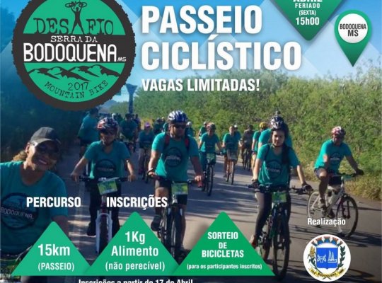 2º Passeio Ciclístico Desafio Serra da Bodoquena